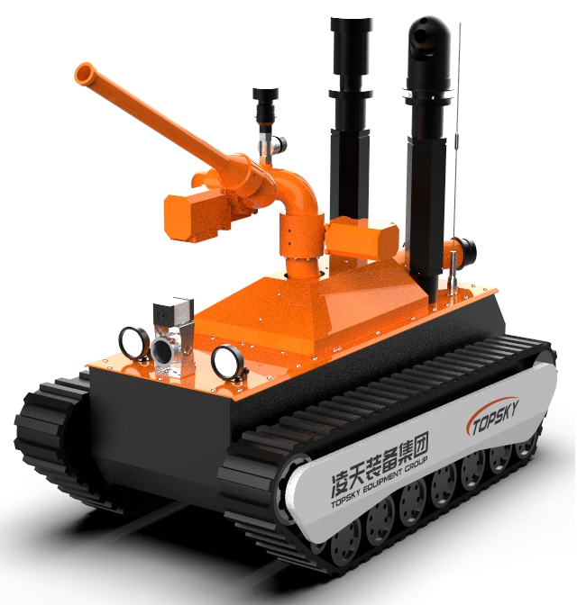 消防干粉滅火機(jī)器人【電動】 （第3代，語音控制+輕量化+干粉滅火）