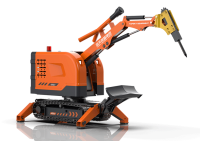 破拆機器人（音視頻傳輸、環(huán)境氣體探測+配備破碎錘、圓盤鋸、液壓剪、夾抓裝置等屬具，具有破拆、切割、剪切、抓取等功能）