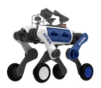 反恐防暴輪足機器狗（輪足，自組網(wǎng)+集成一體式遙控器+38mm六連發(fā)射器+捕捉網(wǎng)發(fā)射器）